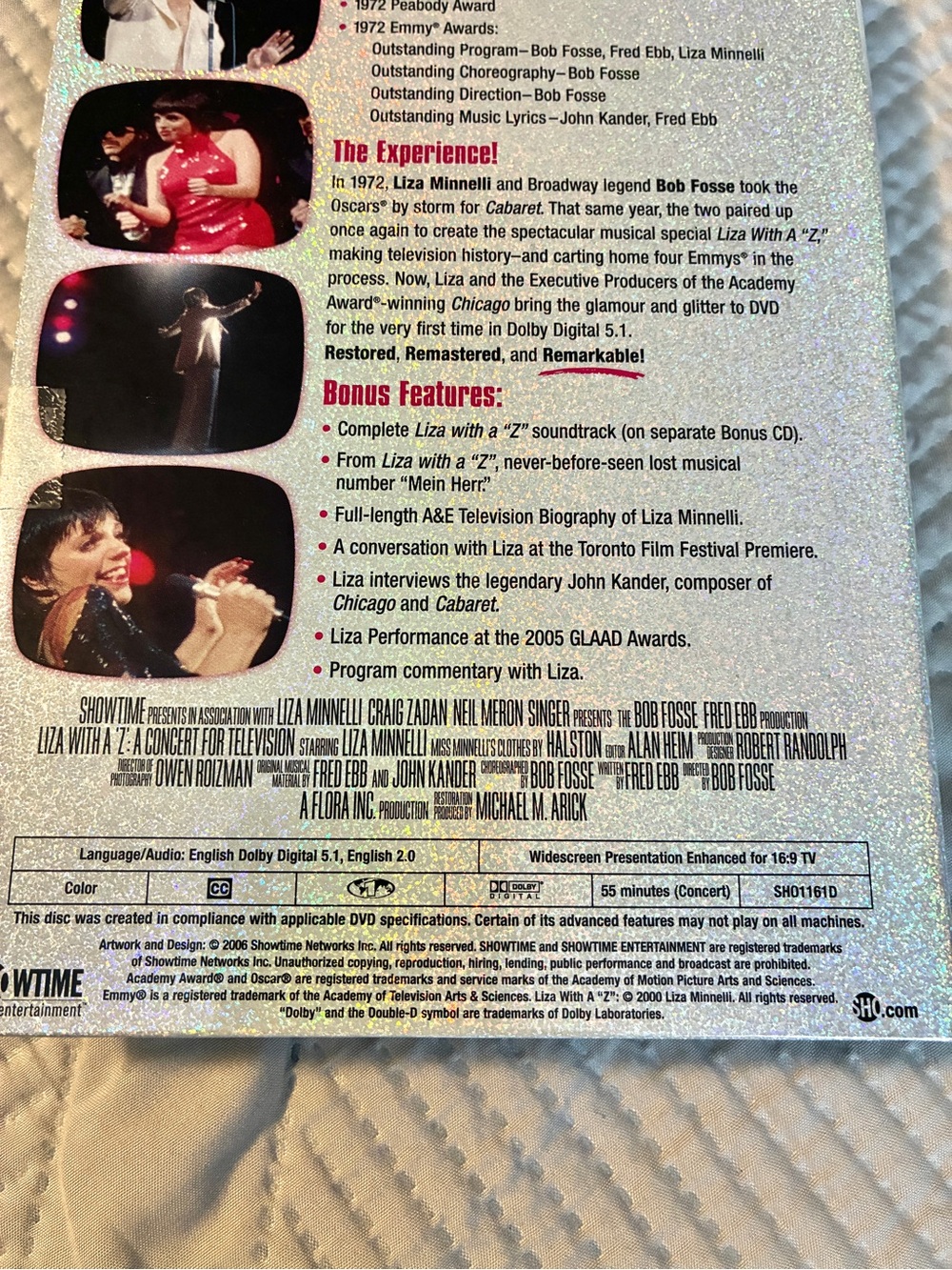 Liza With A "Z" Collector's Edition DVD Holographic Pink & Black Cover 2005 NEW - Picture 6 of 7